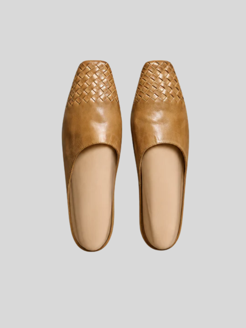 Helma faux Leather Mules
