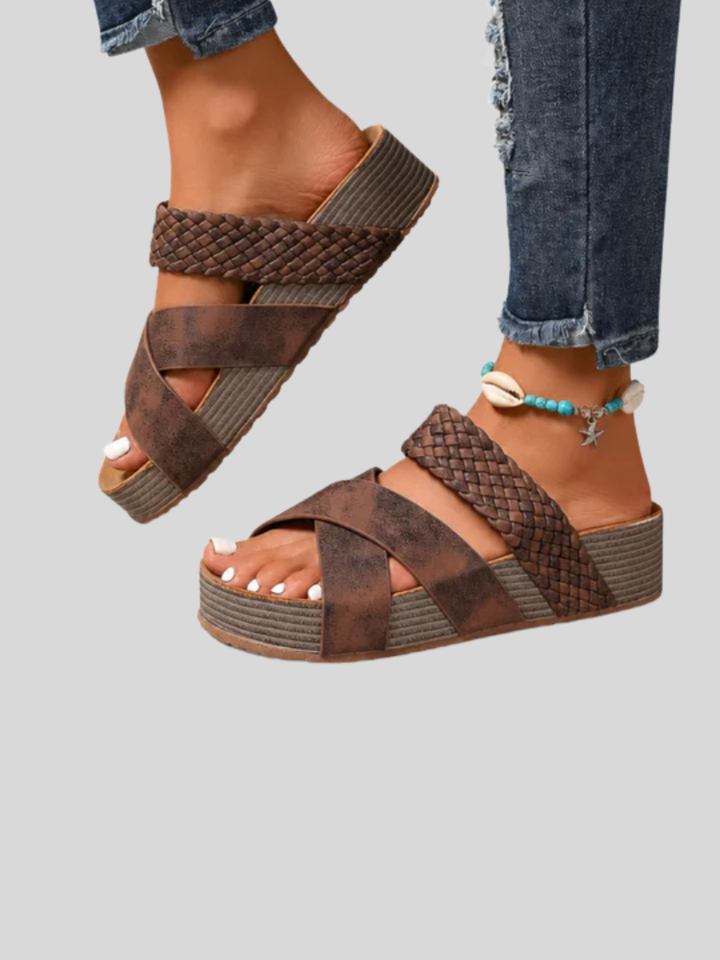 Abigail™ – Leather Strap Sandals