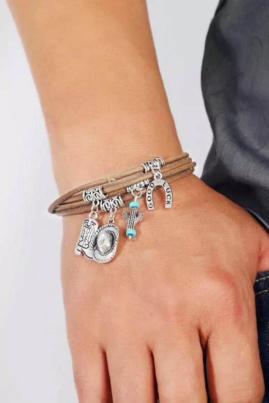 Sereno | Good Luck Cactus Multi-Layered Bracelet