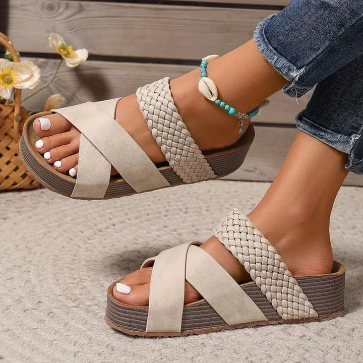 Abigail™ – Leather Strap Sandals