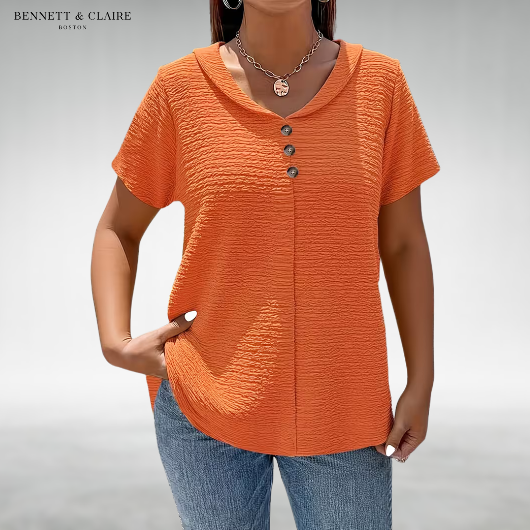 Ann™ Comfort V-Neck Top