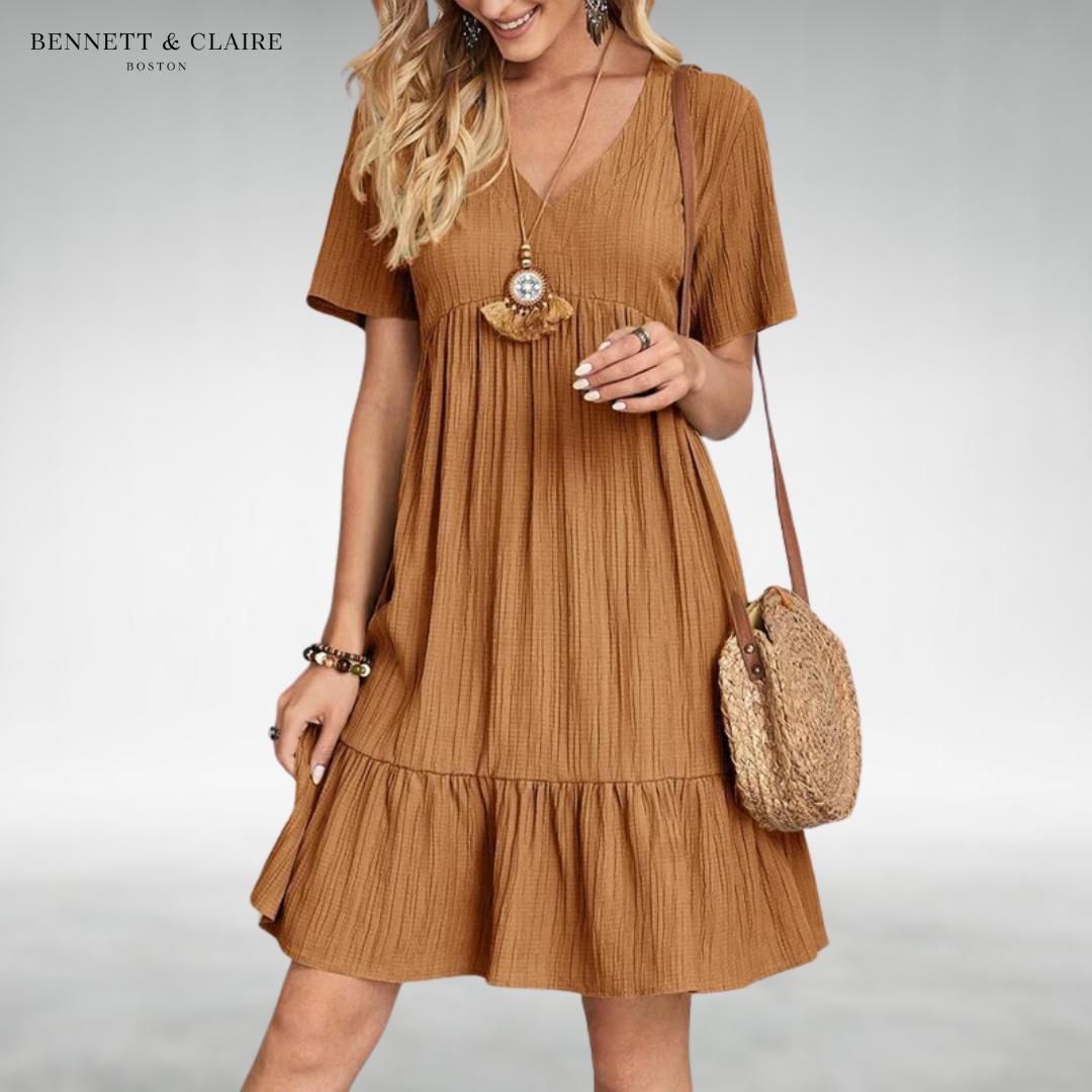 Isabella™ Flowy Dress with V-Neckline
