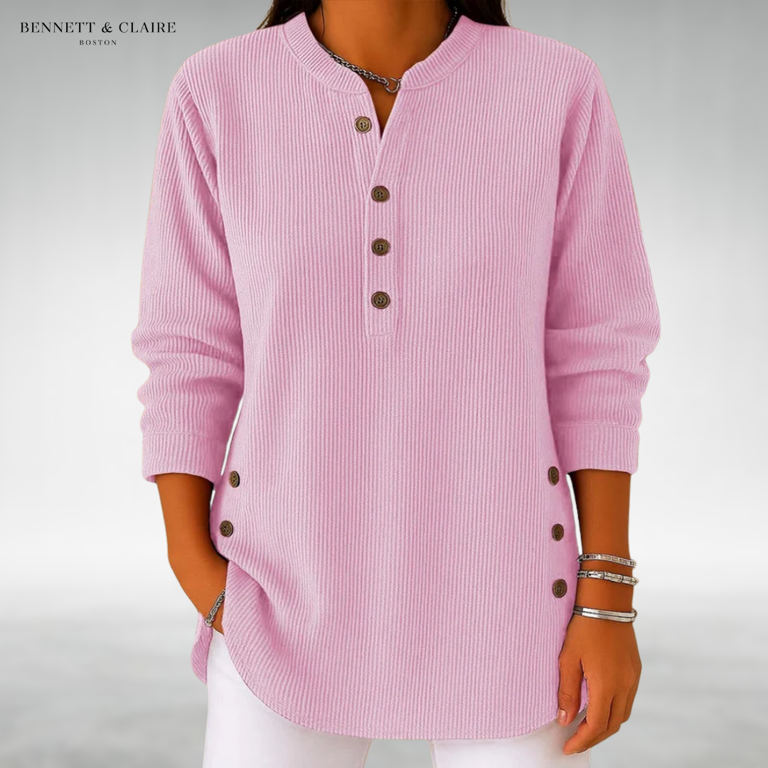 Elisa™ Cozy Button Tunic