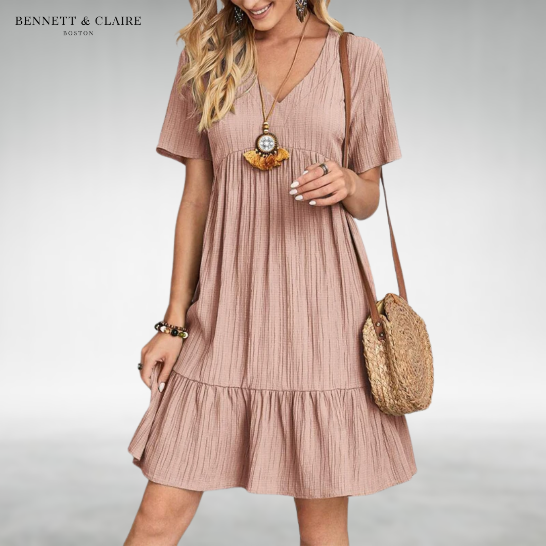Isabella™ Flowy Dress with V-Neckline