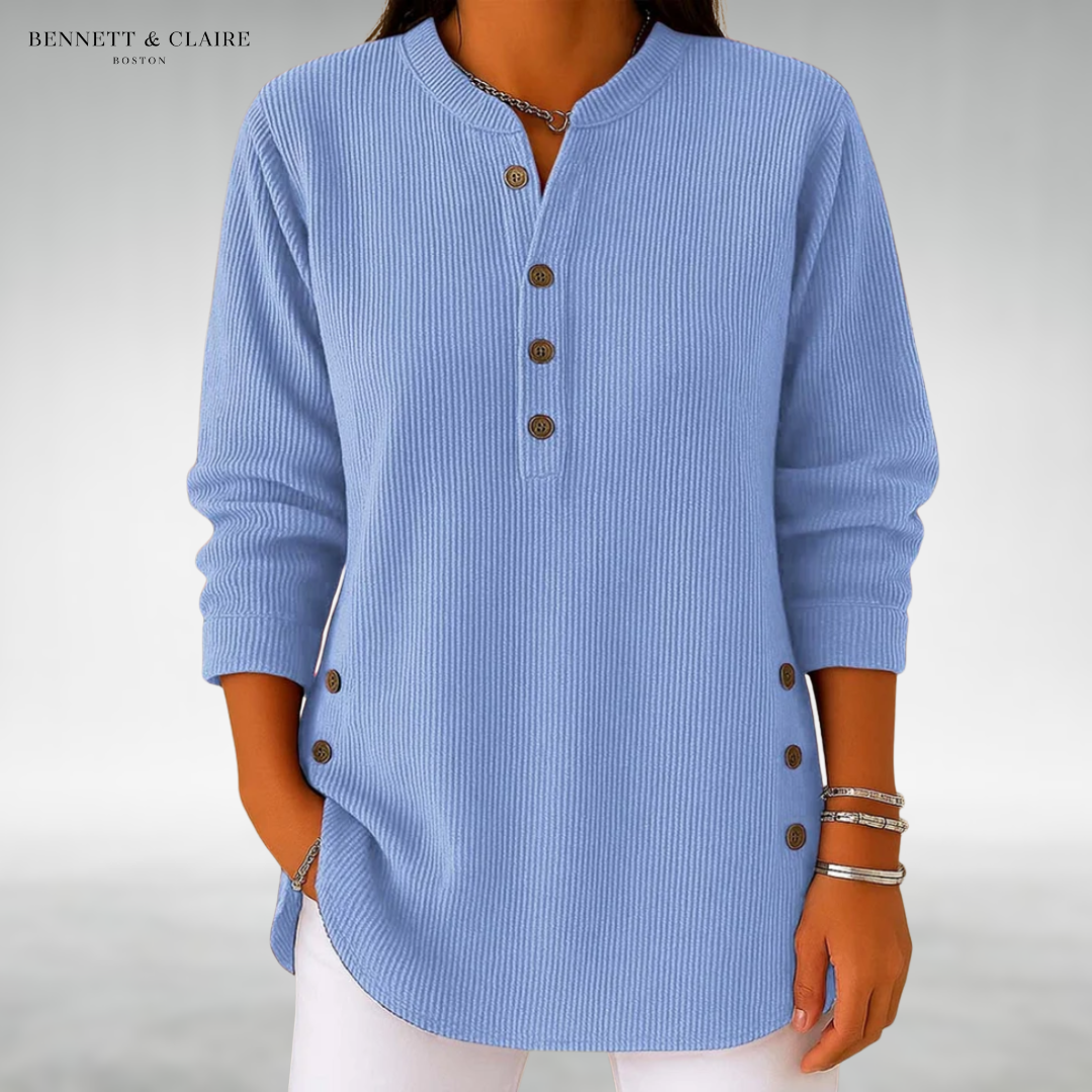 Elisa™ Cozy Button Tunic