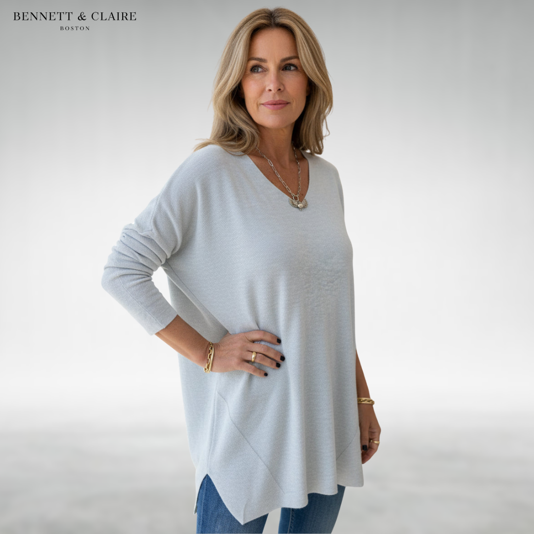 Lydia™ Elegant V-Neck Sweater