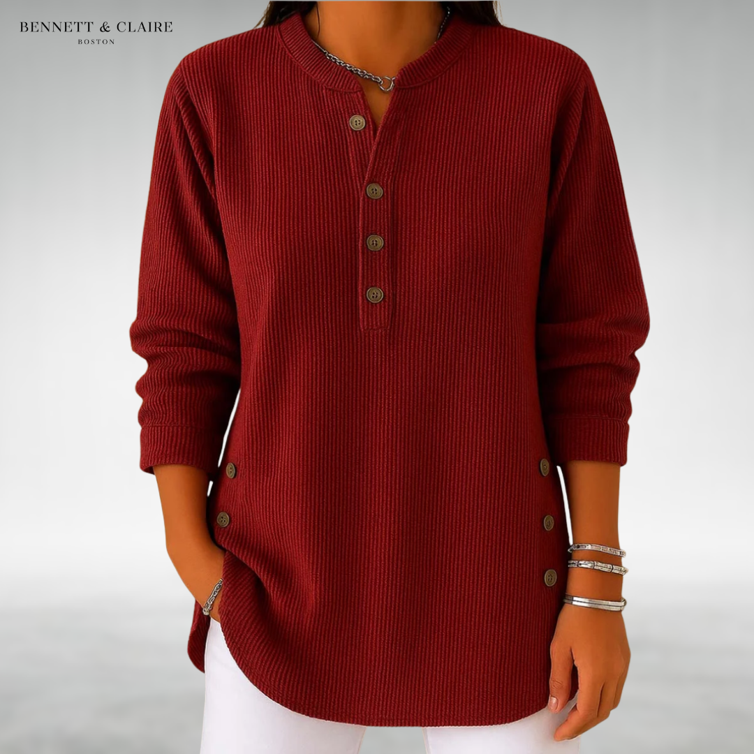 Elisa™ Cozy Button Tunic