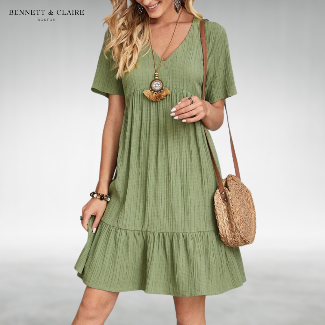 Isabella™ Flowy Dress with V-Neckline