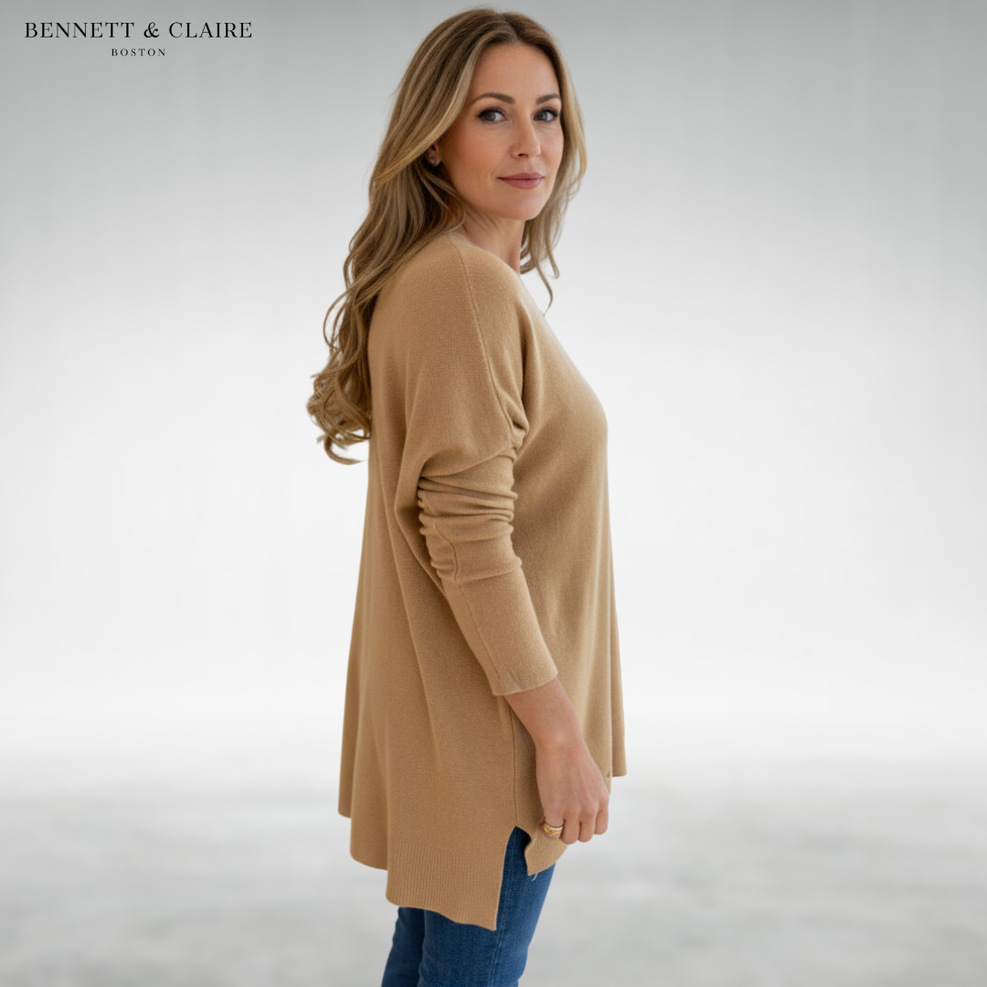 Lydia™ Elegant V-Neck Sweater