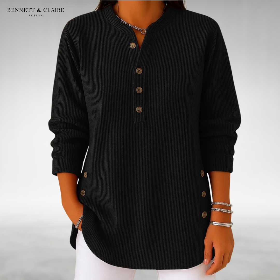 Elisa™ Cozy Button Tunic