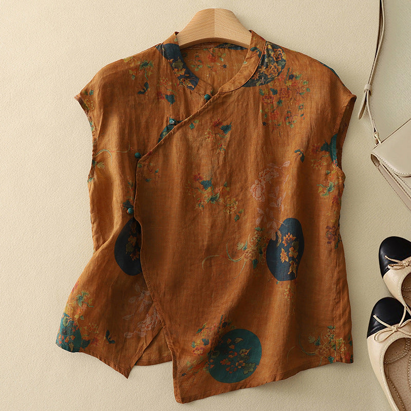 Amanda™ | Vintage Sleeveless Top