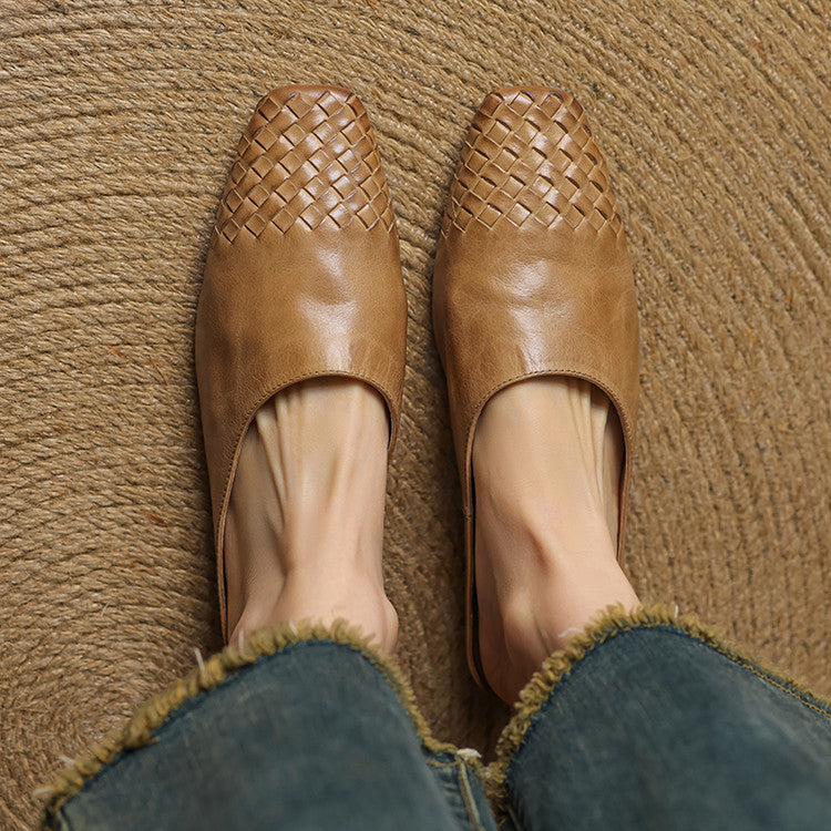 Helma faux Leather Mules