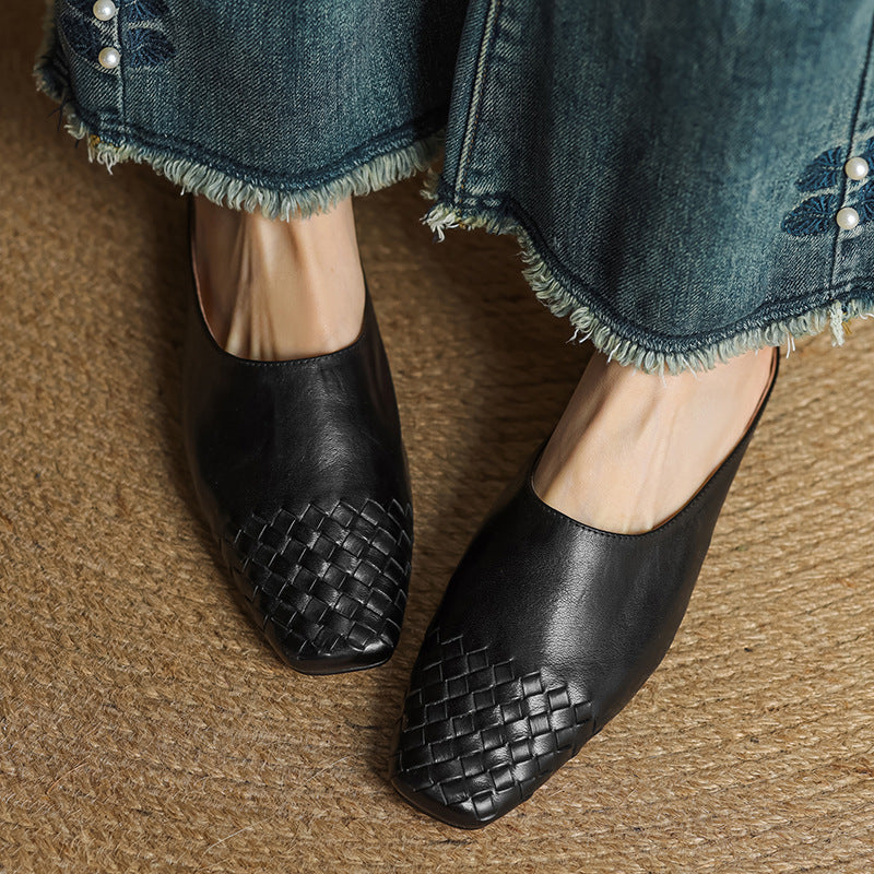 Helma faux Leather Mules