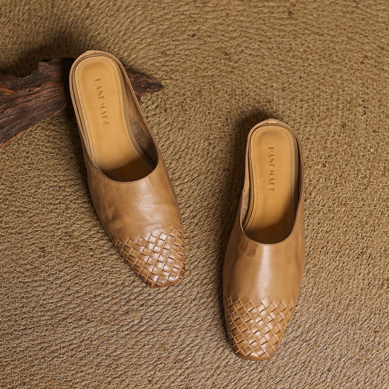 Helma faux Leather Mules