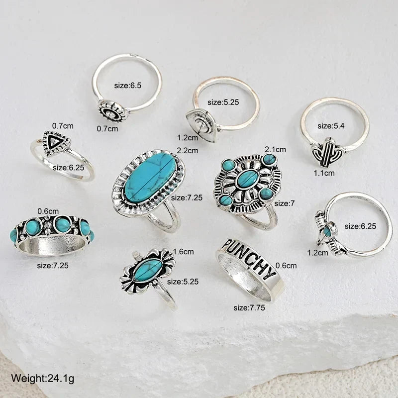 Dakota | 10-Piece Western Ring Set