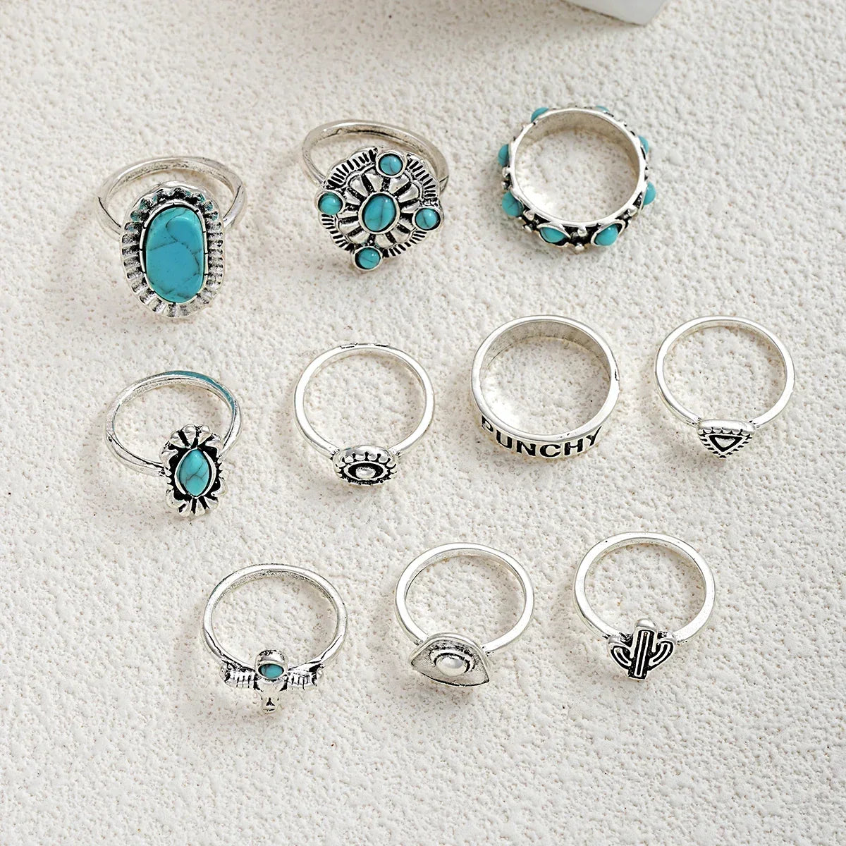 Dakota | 10-Piece Western Ring Set