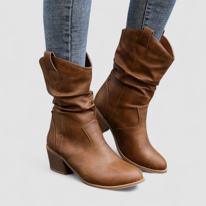 Vivian – Leather Boots