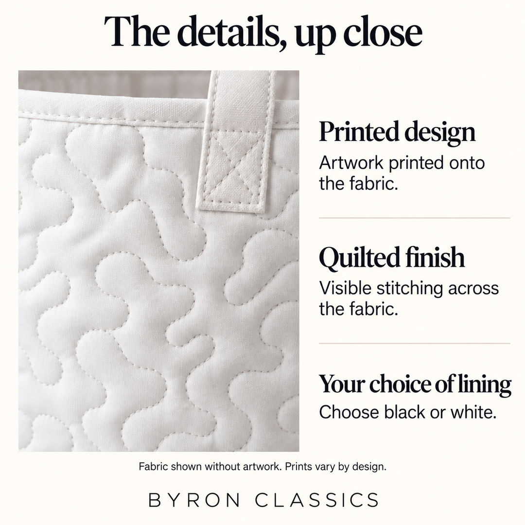Coastal Calm | Quilted Storage Basket