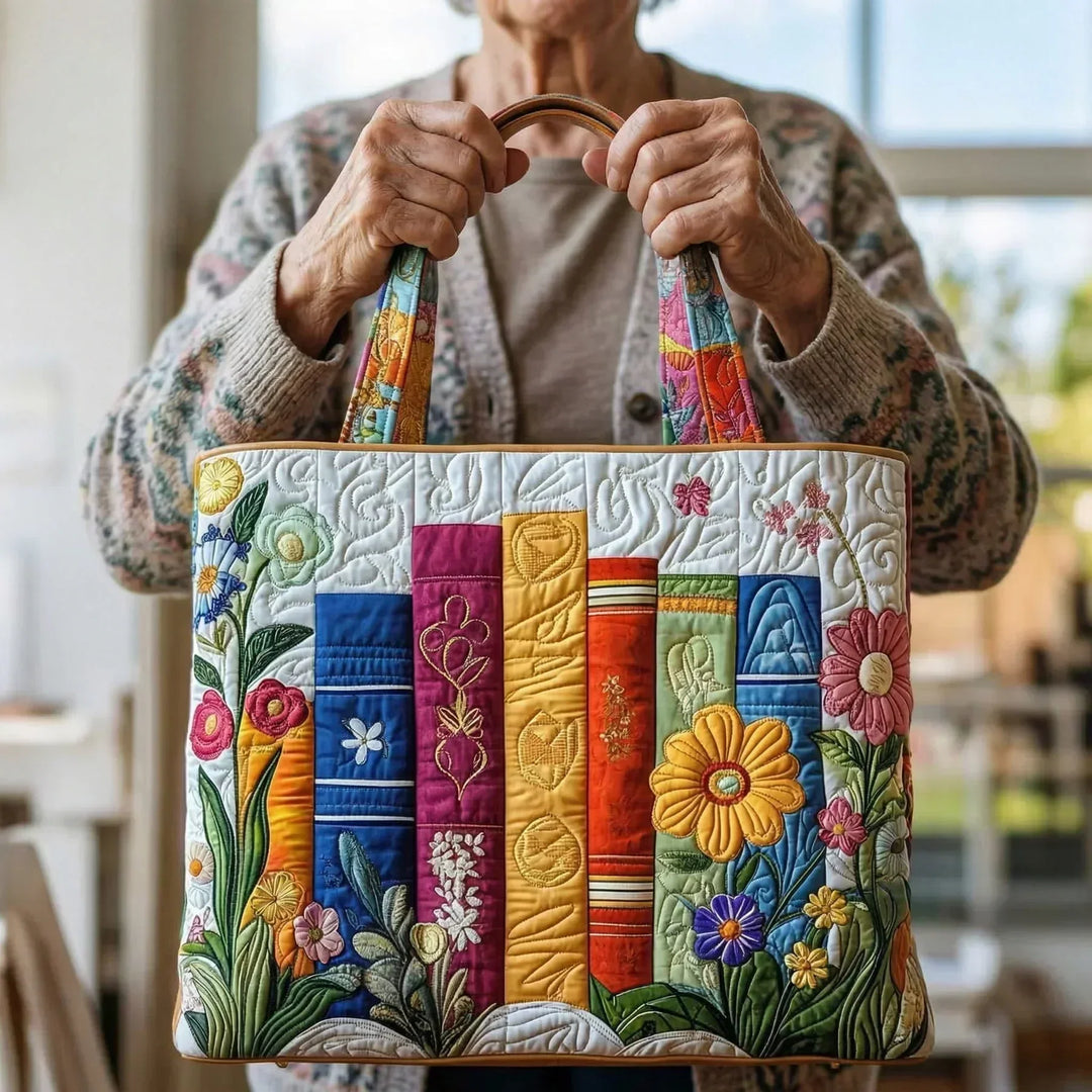 The Floral Collection Quilted Tote Bag