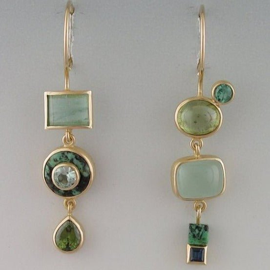 Verdora | Vintage Green Earrings
