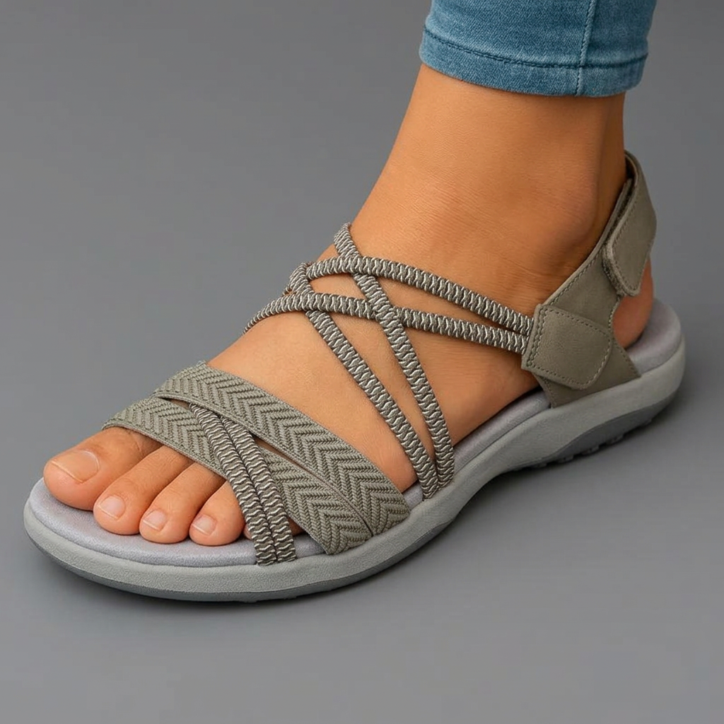 Tyressa - Lightweight Sandals Green