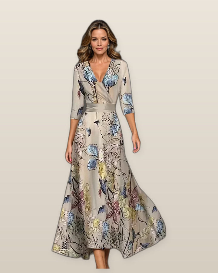 Patricia | Chic Dress with Floral Print